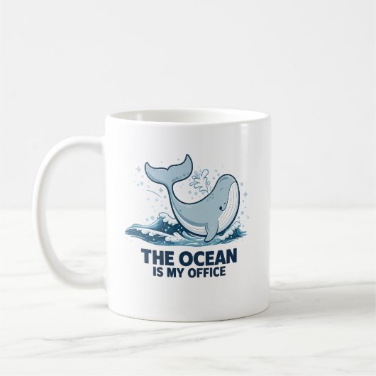 Mug Marine Biologist Gift for Ocean Lover (Gauche)