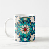 Mug Marine Bleu Turquoise Blanc Marbre Rouge Marbre Ma (Gauche)