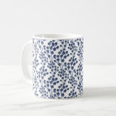 Mug Marine bleue botanique (Devant gauche)