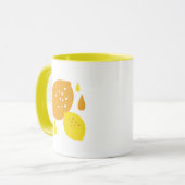 Mug Marine Blue Lemon Art - Refresh Citrus Design (Devant gauche)