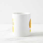 Mug Marine Blue Lemon Art - Refresh Citrus Design (Centre)
