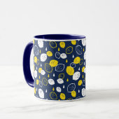 Mug Marine Blue Lemon Art - Refresh Citrus Design (Devant gauche)