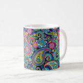 Mug Marine Blue Paisley (Devant droit)