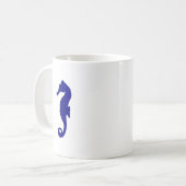 Mug Marine Blue Seahorse (Devant gauche)
