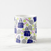 Mug Marine de tennis de Preppy (Centre)