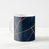 Mug Marine et cuivre Geo (Devant gauche)