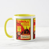 Mug Marine marchande américaine - inscrivez-vous (Gauche)