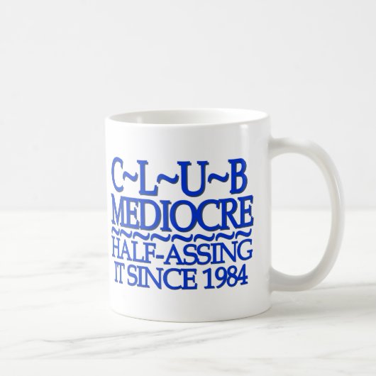 Mug Marine médiocre de club (Droite)