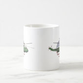 Mug Marine One Helicopter avec le drapeau américain (Centre)