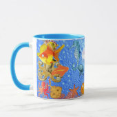 Mug Marine tropicale Vie marine Poisson Bleu Océan Bul (Gauche)