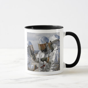 Mug Marines de sapeur-pompier de délivrance d'avions