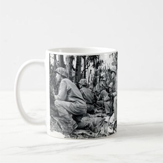 Mug Marines des USA de 2ÈME GUERRE MONDIALE sur (Gauche)