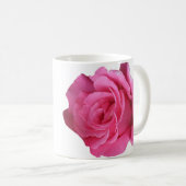 Mug Marion nom personnalisable rose fleurs boho (Devant droit)