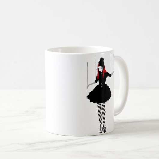 Mug marionnette de cabaret (Devant droit)