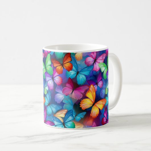 Mug Mariposas arcoíris (Devant droit)