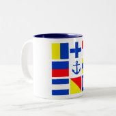 Mug maritime - choisissez style et couleur (Devant gauche)
