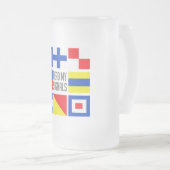 Mug maritime - choisissez style et couleur (Devant droit)