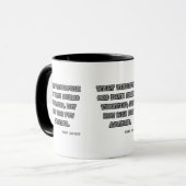 Mug Mark 10:9 KJV Bible Écriture Deux Tons (Devant gauche)