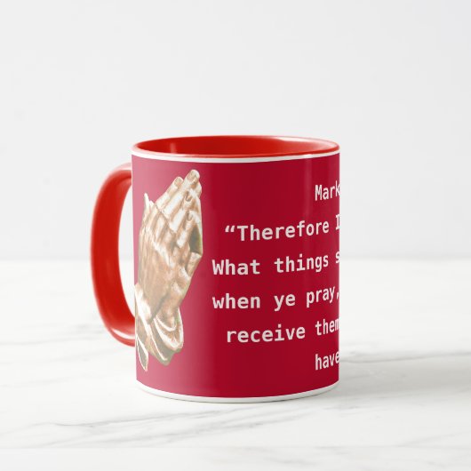 MUG MARK 11:24 (Devant gauche)