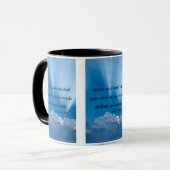 Mug Mark 13:31 KJV Bible Écriture Pic Deux Tons (Devant gauche)