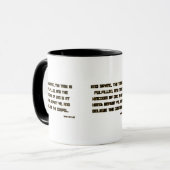 Mug Mark 1:15 KJV Bible Écriture Deux Tons (Devant gauche)
