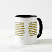 Mug Mark 3:24-26 KJV Bible Écriture Deux Tons (Devant droit)