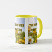 Mug Mark 4:14 KJV Bible Écriture Pic Deux Tons (Devant droit)