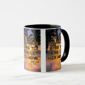 Mug Mark 4:23 KJV Bible Verse Pic Deux Tons (Devant droit)
