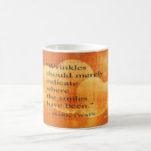 Mug Mark Twain Citation Anniversaire Avec Coeurs (Centre)