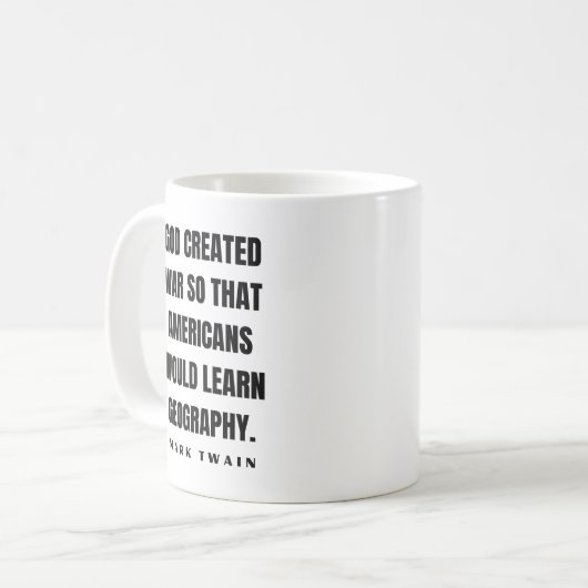 Mug Mark Twain Joke (Devant gauche)