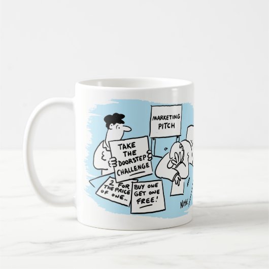 Mug Marketing Manager est en cours d'exécution d'un pl (Gauche)