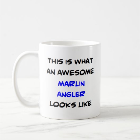 Mug marlin angler, génial (Gauche)