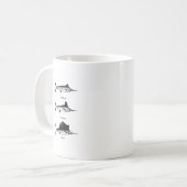 Mug Marlin blanc - Marlin bleu - logo de pélerin (Devant gauche)