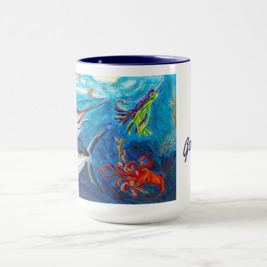 Mug Marlin bleu (Centre)