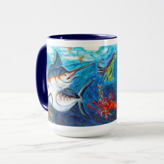 Mug Marlin bleu (Devant gauche)