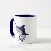 Mug Marlin bleu (Devant gauche)
