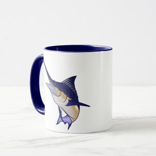 Mug Marlin bleu (Devant gauche)