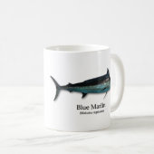 Mug Marlin bleu (Devant droit)