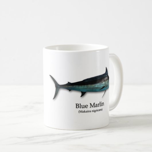 Mug Marlin bleu (Devant droit)