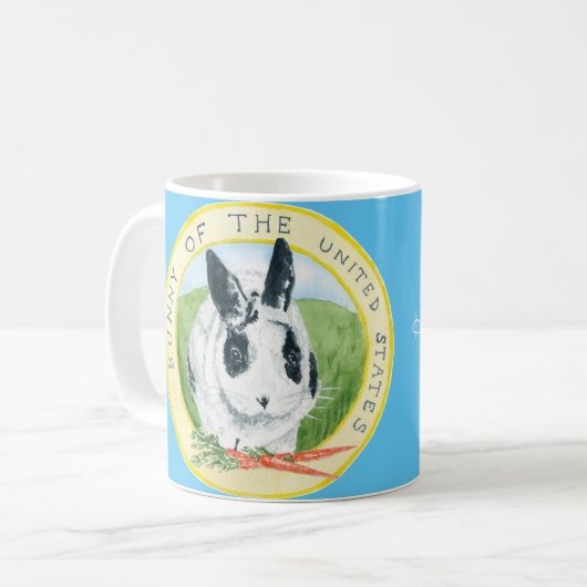 Mug Marlon Bundo Easter mule bleu (Devant gauche)