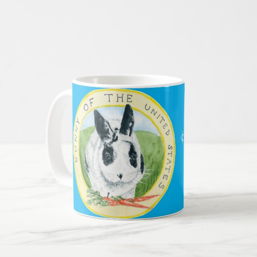 Mug Marlon Bundo Pâques muet de nom (Devant gauche)