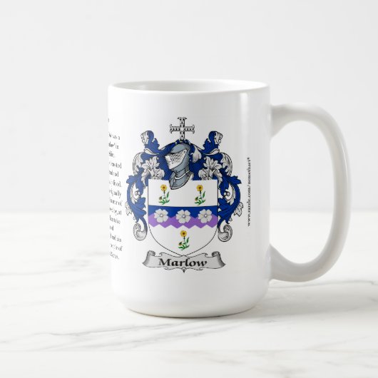 Mug Marlow, l'origine, la signification et la crête (Droite)