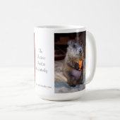 Mug Marmotte d'Amérique/tasse de Groundhog (Devant droit)