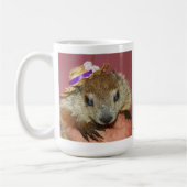 Mug Marmotte d'Amérique/tasse de Groundhog (Gauche)