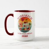 Mug Maroc Vacances du groupe Veni Vidi Amavi MARAKKESH (Gauche)