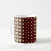 Mug Maroon abstract  (Devant gauche)