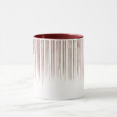 Mug Maroon Coffee Motif élégant (Centre)