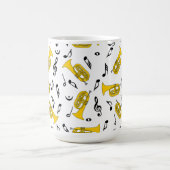 Mug Marquage Baritone Notes musicales Clés Treble (Centre)