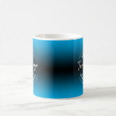 Mug Marque avec votre logo d'entreprise, Blue Ombre (Centre)