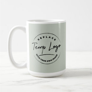 Mug Marque avec votre logo d'entreprise, Sage Green